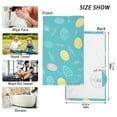 thumbnail image 4 of joogoo 2 PCs Hand Towels Sets Bunny Easter Eggs-t3 Cotton Face Towel Bathroom Decorative, 4 of 7
