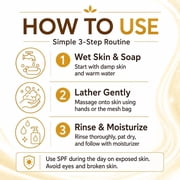 AMVital Kojic Acid Soap - Turmeric Soap for Face & Body with Hyaluronic Acid, Vitamin C, Vitamin E, Shea Butter, Castile Olive Oil (2 Pack)