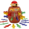 thumbnail image 1 of Juguete pirata emergente, Pirata en el barril, juegos divertidos para niños (tamaño mediano), 1 of 1