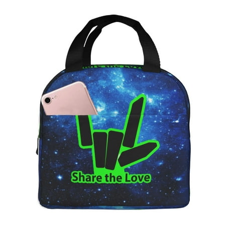 

Share The Lo-ve Lunch Bag Lunch Box Reusable Bento Box Hot and Cold Picnic Bag For Office Outdoor