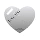 thumbnail image 2 of Tarjeta de felicitación en forma de corazón para ramos de flores | Tarjeta con mensaje personalizado para San Valentín, bodas y aniversarios | Blanco, negro, rojo y rosa | 39 x 35 cm, 2 of 6