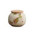 thumbnail image 1 of Hand-painted Tea Canister Household Ceramic Storage Container Small Portable Tea Tin, 1 of 7