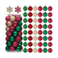 thumbnail image 2 of 50pzs 6cm Esferas Navideñas Fiesta Adornos Arbol Navideñas Malubero Multicolor, 2 of 4