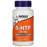 (4 Pack) Now Foods 5-HTP 50 mg (90 caps)