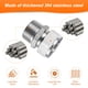 thumbnail image 5 of Adaptador de acoplamiento de acero inoxidable Uxcell de 1" OD x 1" NPT macho, 5 of 6
