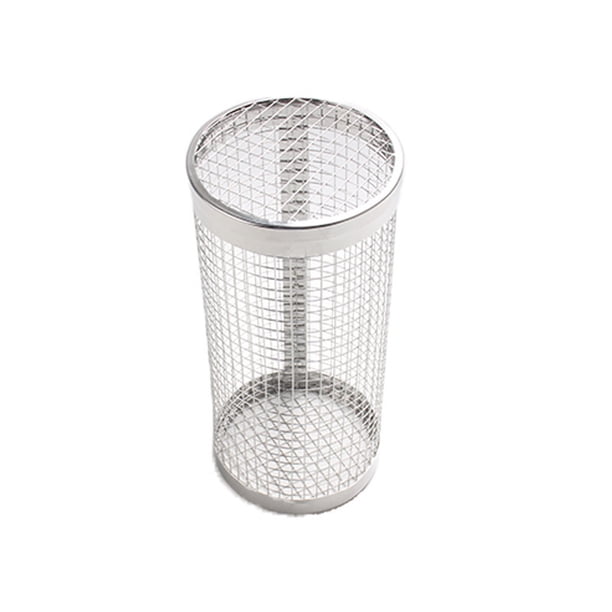 Jaula para barbacoa Parrilla para barbacoa Horno Red cilíndrica para barbacoa Herramienta para barbacoa rodante Acero inoxidable 304