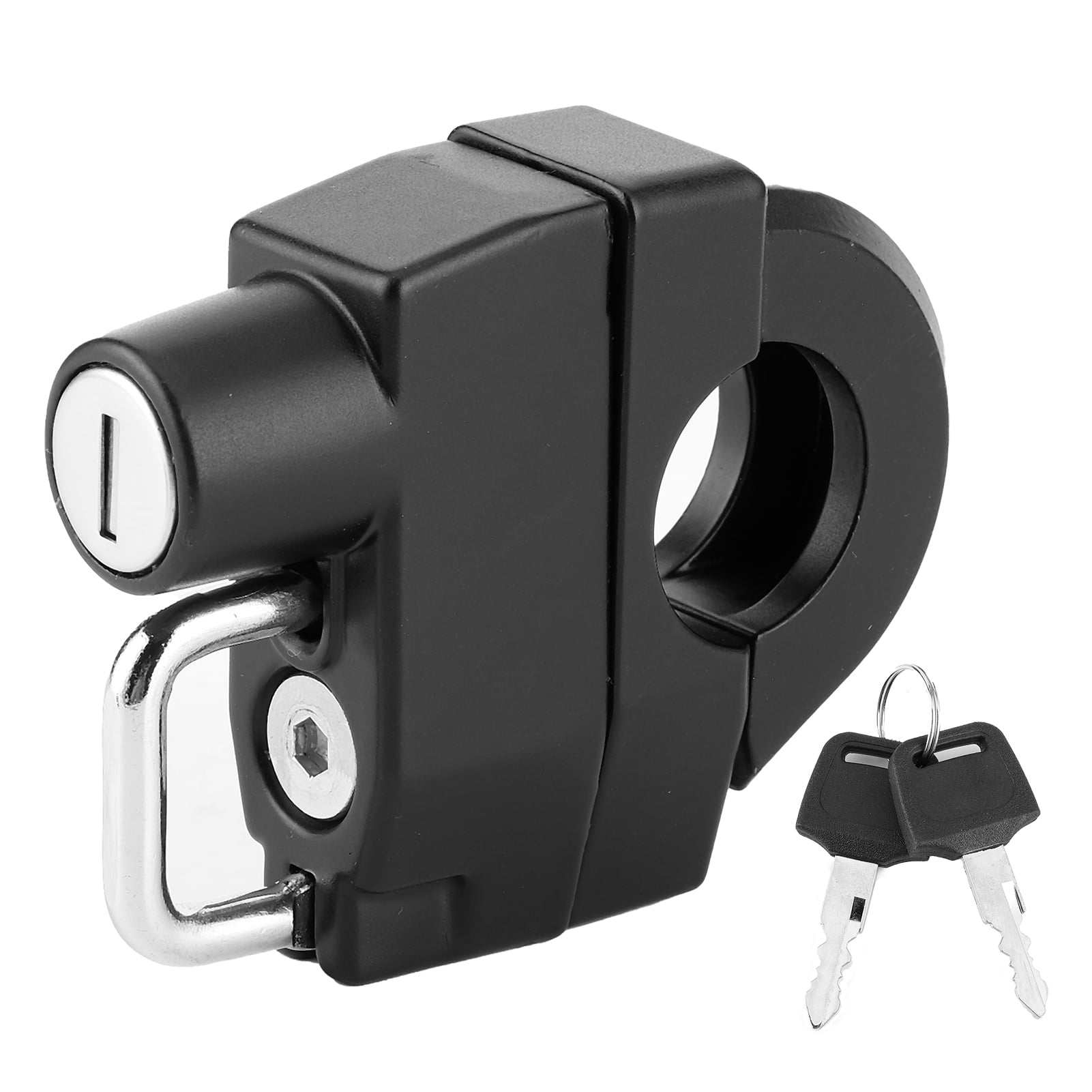 Helmet Lock Motorcycle Helmet Lock Colorfast Weather Resistant Rustproof For 22mm 0.9in Handlebar Walmart