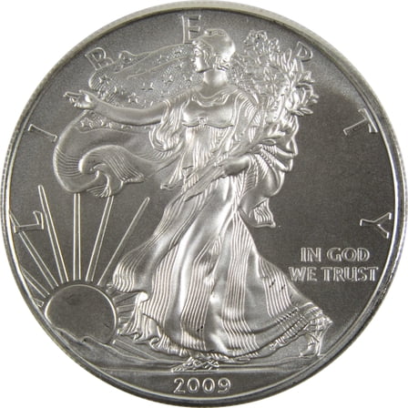 2009 American Silver Eagle Uncirculated Bullion $1 Coin