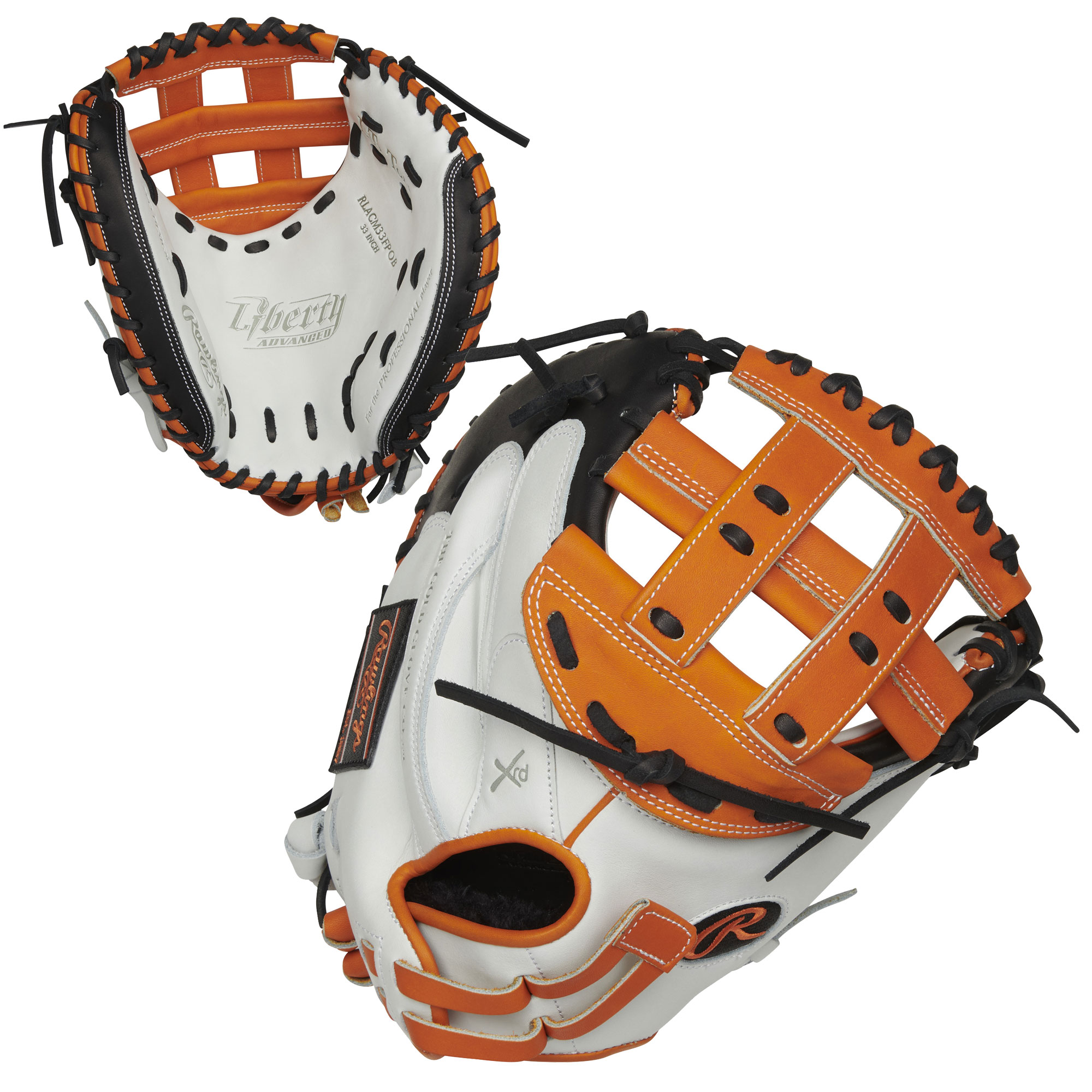 Rawlings Liberty Advanced 33 Inch RLACM33FPOB Fastpitch Softball Catcher's Mitt