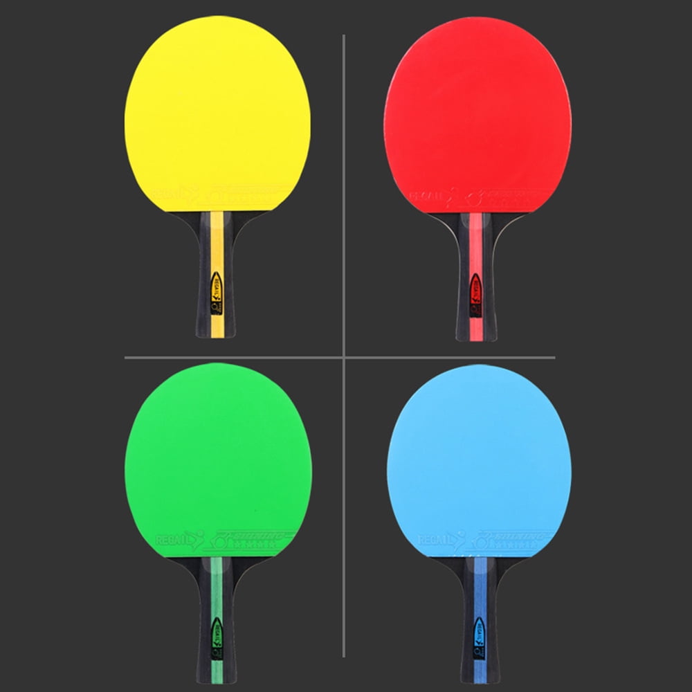 Durable Rubber Surface Ping Pong Set 2 Paddles, 3 Balls, Carry Bag Great for Learning Strokes