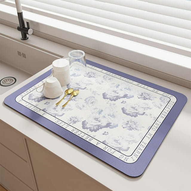 Bathroom Rugs Non-Slip Water Absorbent Mat Used In Bathroom, Shower, Room, Soft Microfiber Machine Washable Bath Mat