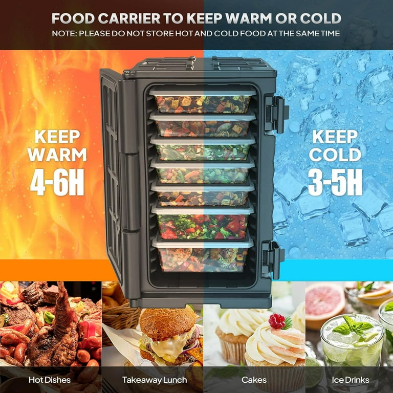 ROVSUN 109 QT Insulated Food Pan Carrier, Hot Box Food Warmer w