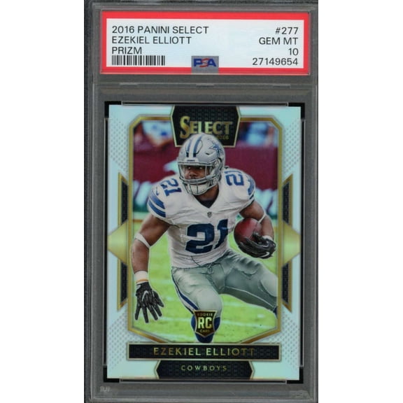 Ezekiel Elliott Rookie Card 2016 Panini Select Prizm #277 PSA 10