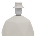 thumbnail image 4 of All the Rages LT2060-WHT Simple Designs Geometric Concrete Lamp, White, 4 of 6