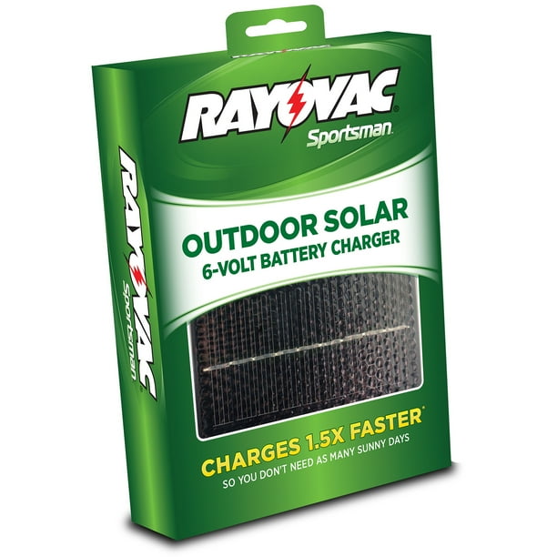 Rayovac High Performance 6V Solar Battery Charger - Walmart.com