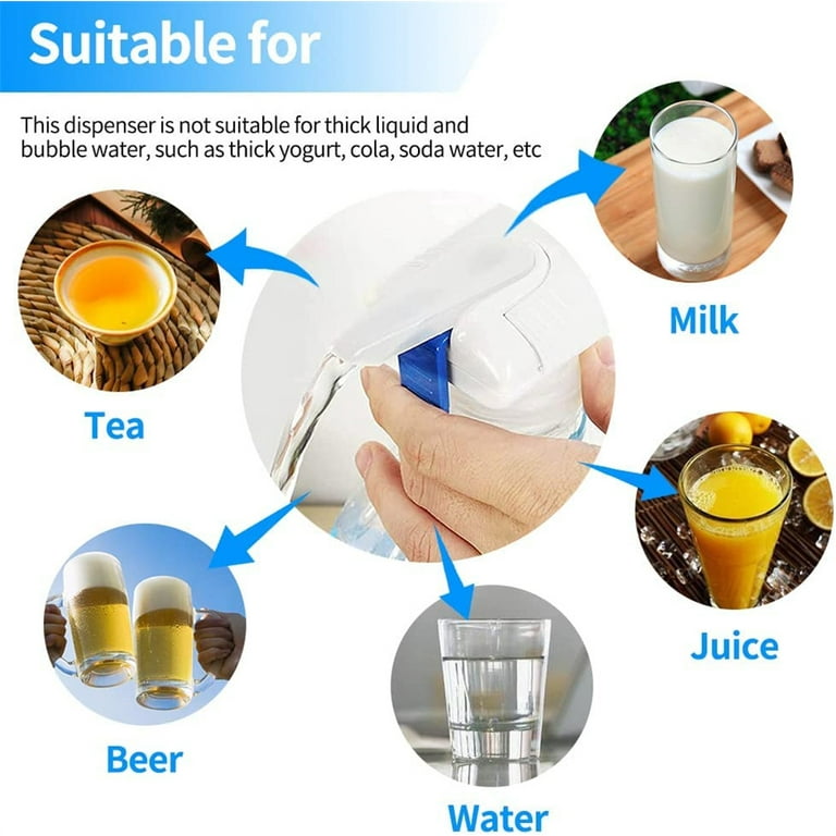 Goodwill 2 Packs Automatic Drink Dispenser, Milk Dispenser for Fridge  Gallon,Hands-Free,Can Prevent Milk and Beer From Overflowing,Suitable for  Outdoor and Home Kitchens 
