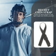 thumbnail image 4 of unbranded 1Jgo Correa Ajustable Para Barbilla De Casco De Hockey En Poliéster Negro Con Instalación Fácil, 4 of 8