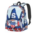 thumbnail image 1 of Disketp Cute Gnomes in USA Mochila Escolar de Gran Capacidad y Peso Ligero, Mochila de Viaje Ideal para Escuela, Trabajo y Uso Diario, Cómoda y con Estilo, 1 of 8