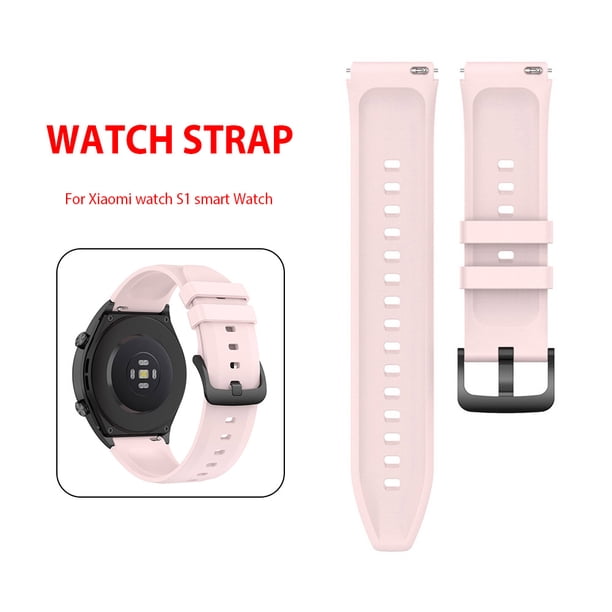 Correa de silicona para Xiaomi Watch S1 22 mm Correa de reloj Smartwatch Cinturones de repuesto