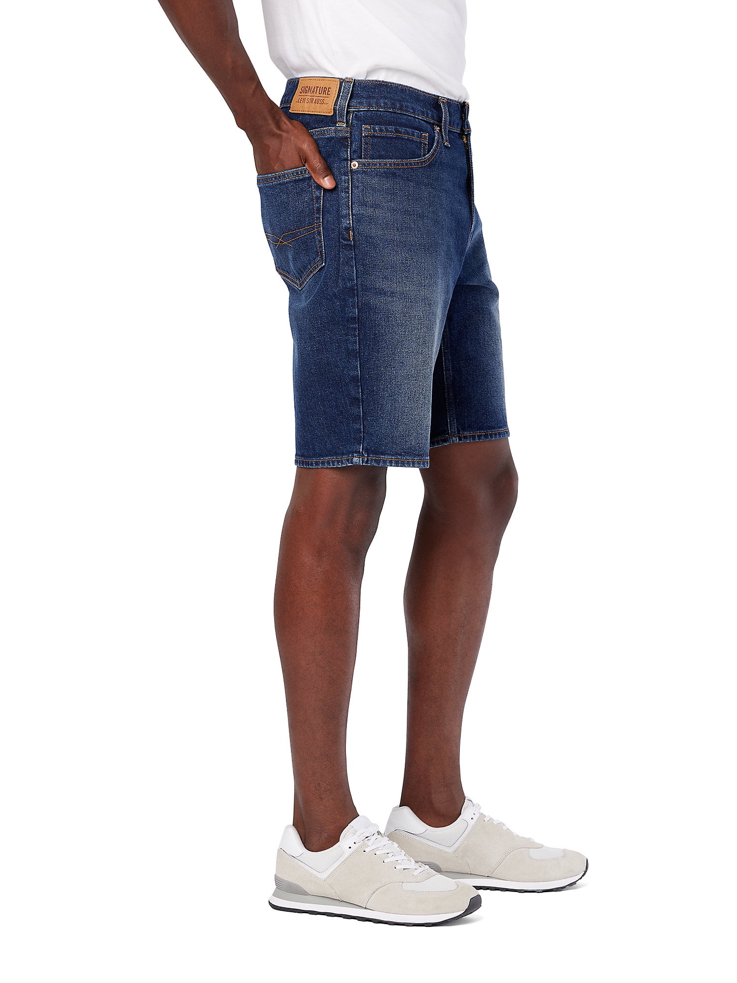 Levi Strauss Signature Men's and Big and Tall Classic Denim Shorts