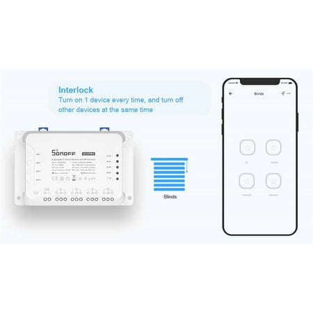 sonoff 4 gang wifi smart switch