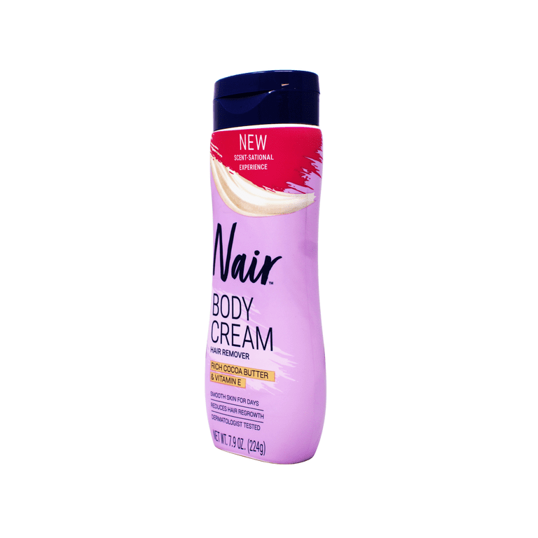 6 Pack - Nair Body Cream Hair Remover, Cocoa Butter and Vitamin E