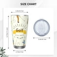 thumbnail image 4 of Cauagu Golf Icons And Golfer Pattern 20oz Tumbler,Stainless Steel Vacuum Insulated Tumbler with Lid Durable Insulated Coffee Mug Thermal Cup with Splash Proof Sliding Lid-Straw Two-piece Set, 4 of 8