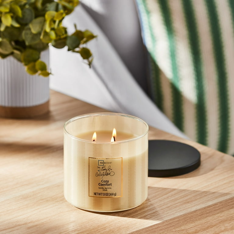 Mainstays 3-Wick Cozy Comfort Candle - Vanilla Jasmine Musk