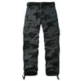 thumbnail image 2 of TRGPSG Men's Classic All Cotton Cargo Pants, 6-Pocket Work & Hiking Pants(No Belts)Camo,Size 36, 2 of 7