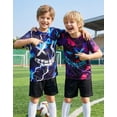 thumbnail image 4 of Aideaone 2-Pack Boys Shirts 3D Print Graphic T-Shirts Short Sleeve Kids Casual Tees Tops Size 7-14 Years, 4 of 8
