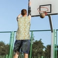 thumbnail image 5 of Pofeuu Dog And Flower Print Basketball Jersey, Shirts for Men Youth Basketball Jersey Crew Neck-Small, 5 of 6