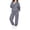 Dark Gray, variant on BRGZLK Kids 2 Piece Tracksuit Set 2026 Long Sleeve Solid Color Zip Up Hooded Sweatshirt and Elastic Waist Sweatpants Fleece Comfort Casual Sportswear Kids Fall Winter Clothes Pink 11-12 Years