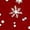 #3_Red, variant on Women's Christmas Oversized Sweatshirt - Bow Accent Snowflake Star Pocket Hoodie, Festive Drawstring Pullover for Holiday Parties/Daily Wear