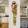 thumbnail image 1 of Artificial Wisteria Garland Silk Vine Wedding Arch Wall Fence Garden Decor Realistic Fade Resistant Easy Shape No Maintenance For Home Party Wedding Patio Indoor Outdoor Event, 1 of 9