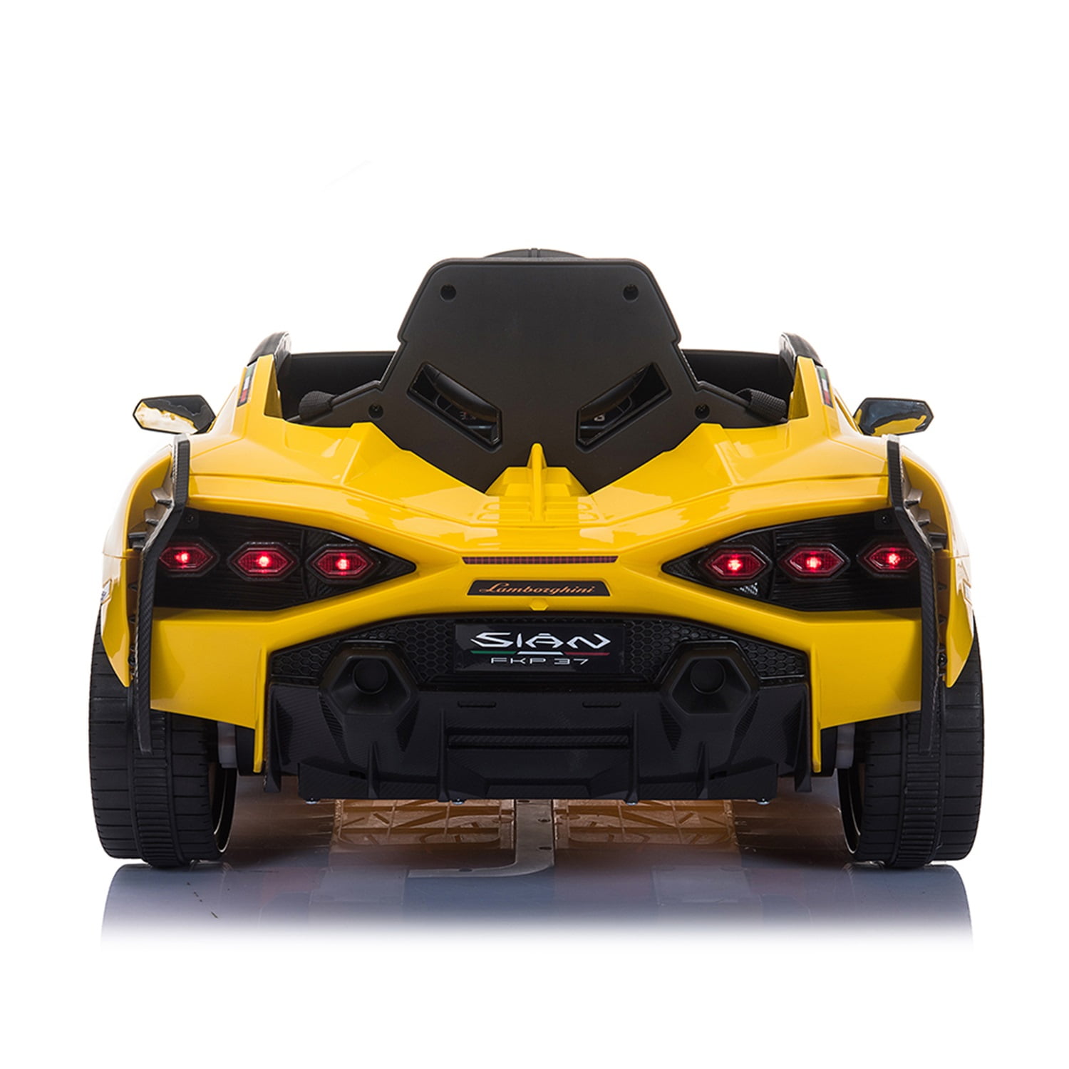 CIPACHO 12V Ride On Cars for Kids, Electric Sports Car Toy for Kids to Ride, Battry-Powered Car for Children Child Boys with Remote Control, Yellow