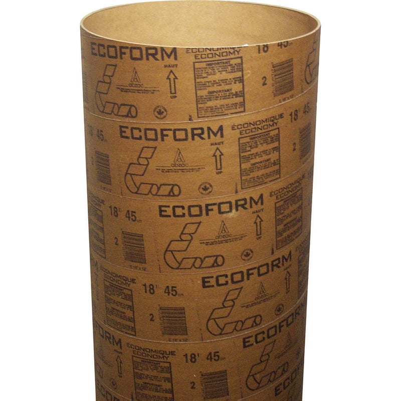 EcoForm Econo Cardboard Concrete Building Form Tube 12 ft. L x 12 in