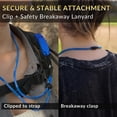 thumbnail image 4 of Silbato LuxoGear 2 unidades 120 dB con cordón de seguridad azul, 4 of 8
