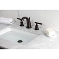 thumbnail image 2 of Kingston Brass KB8985CKL Kaiser Two-Handle 3-Hole Deck Mount Widespread Bathroom Faucet with Pop-Up Drain in Oil Rubbed Bronze, 2 of 8
