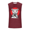 thumbnail image 4 of JDQJBZ Men's Tank Undershirts Summer Solid Color Crew Neck Sleeveless Tops Gym Wear, 4 of 5