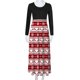 thumbnail image 5 of Vestidos Para Mujer Otoño Estampado Navideño Manga Larga Cuello Redondo Vestido Largo Playa Casual Maxi Sundress Odeerbi ODB145686, 5 of 6