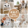 thumbnail image 3 of Silla Alta para Bebé Fodoss Plegable con Cojín Impermeable, 3 of 7