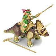 teenage mutant ninja turtles dino runner triceratops w/ raphael
