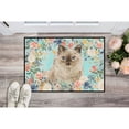 thumbnail image 3 of Ragdoll Spring Flowers Door Mat, 3 of 4