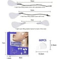 thumbnail image 4 of Autocollants pour Lifting du Visage, 60 Pcs Patchs Raffermissants pour Lifting du Visage, Ruban pour Lifting du Visage en V, Visage Fin, 4 of 5