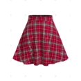 thumbnail image 4 of Corsé Mini Falda y Pañuelo de Cuadros con Cordones Rosegal Faldas Tallas Grandes, 4 of 5