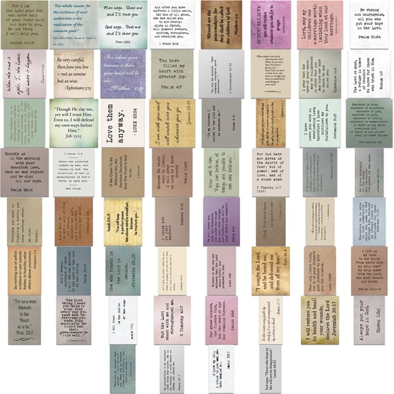 60Pcs Bible Verses Sticker Motivational Sticker Aesthetic Sticker for Scrapbook Journal Phone Case Laptop Water Bottle