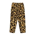 thumbnail image 5 of Kll Womens Gold Glitter Leopard Print Pajama Pants Soft Pajama Bottoms For Women Cozy Lounge Pants, 5 of 9