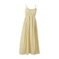 thumbnail image 1 of Vestido suelto de gran tamaño sin espalda, vestido de fiesta con tirantes. Vestido floral de algodón de viento de playa Zhivalor BST3007321-1, 1 of 5