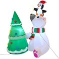 thumbnail image 4 of FT Christmas Inflatable Stacked Snowman with Buildin LEDs Blow Up Inflatables for Xmas Party Home Indoor Outdoor Yard Garden Lawn Winter Décor, 4 of 8