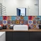 thumbnail image 4 of Azulejo mexicano decorativo para pared. Para baño y cocina. Tamaño de losa 10 cm * 10 cm. Número de azulejos 24 piezas en el paquete. JAMW Sencillez, 4 of 5